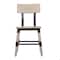 Flash Furniture Jackson Commercial Grade Rustic Antique White Industrial Wood Dining Chair, 4PK 4-XU-DG-W0236-ANTWHT-GG - alternate 6